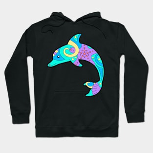 Cute Artistic Dolphin essentiel Hoodie